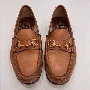 Gucci Vintage Women’s Brown Leather Loafers 
Size EU 37…US 6.5.